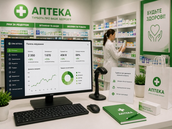 CRM для аптеки: продажі, залишки та терміни придатності