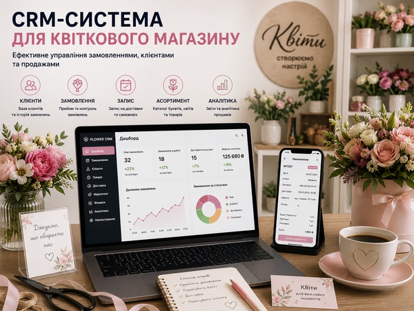 CRM для цветочного магазина: заказы, склад и доставка